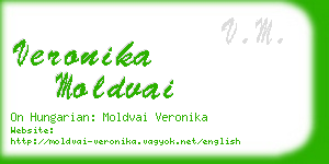 veronika moldvai business card